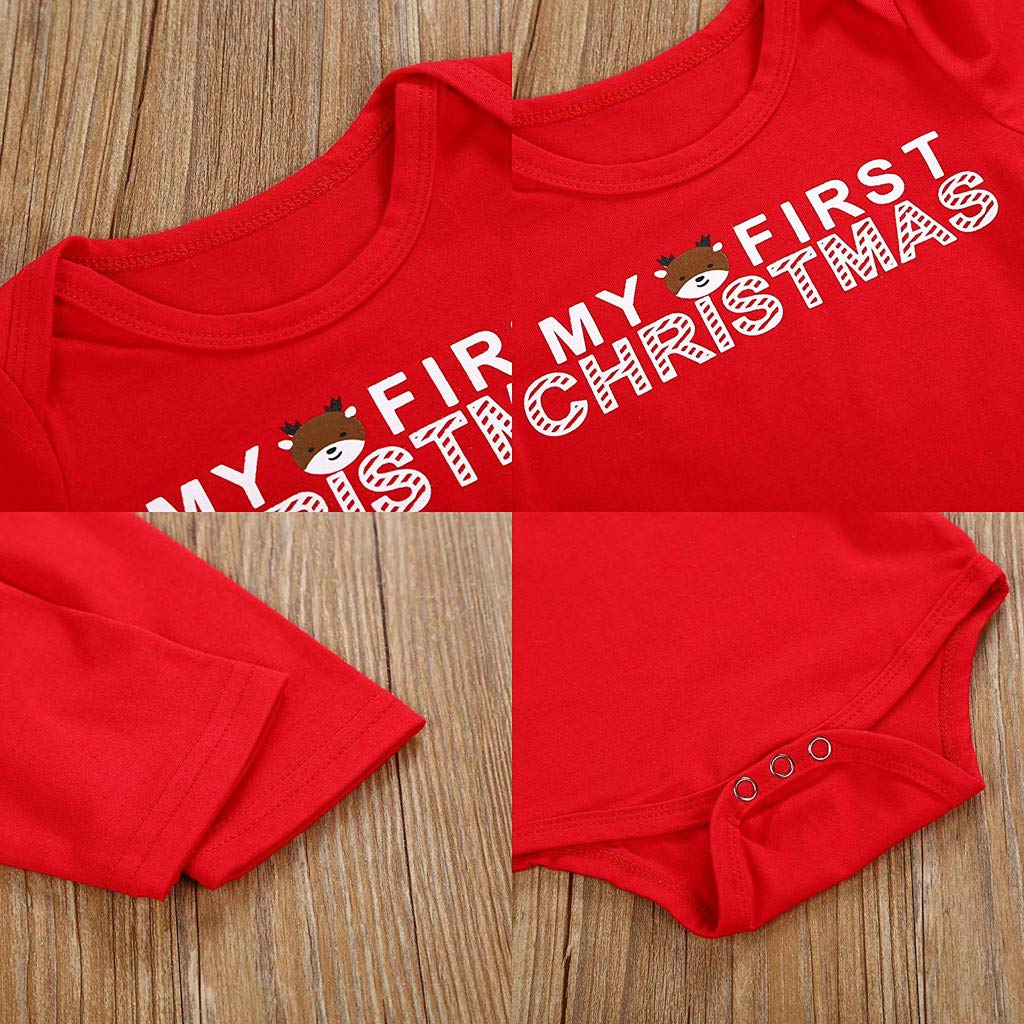Vetement Bebe Noel 0 3 6 9 12 18 24 Mois Body A Mon Premier Pantalons A Cerf Elyseeseny Tenue Noel Bebe Fille Garcon 0 1 2 An Bodys Et Combinaisons Bebe Garcon 0 24m Miedu Ai