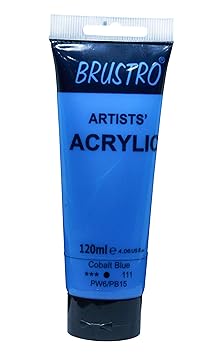 Brustro Artists Acrylic 120ml Cobalt Blue