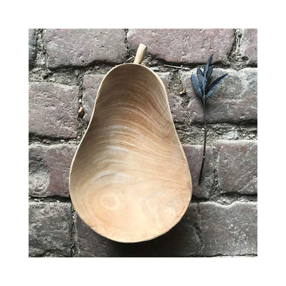 East of India Pear Wood Bowl - Natural