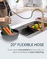 APPASO Gold Kitchen Tap with Pull Out Spray 3 Modes 360° Swivel view 3