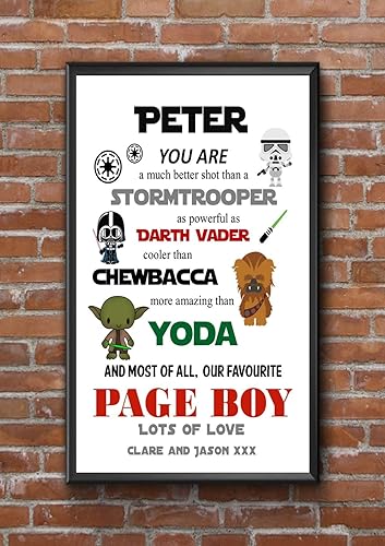 star wars personalised gifts
