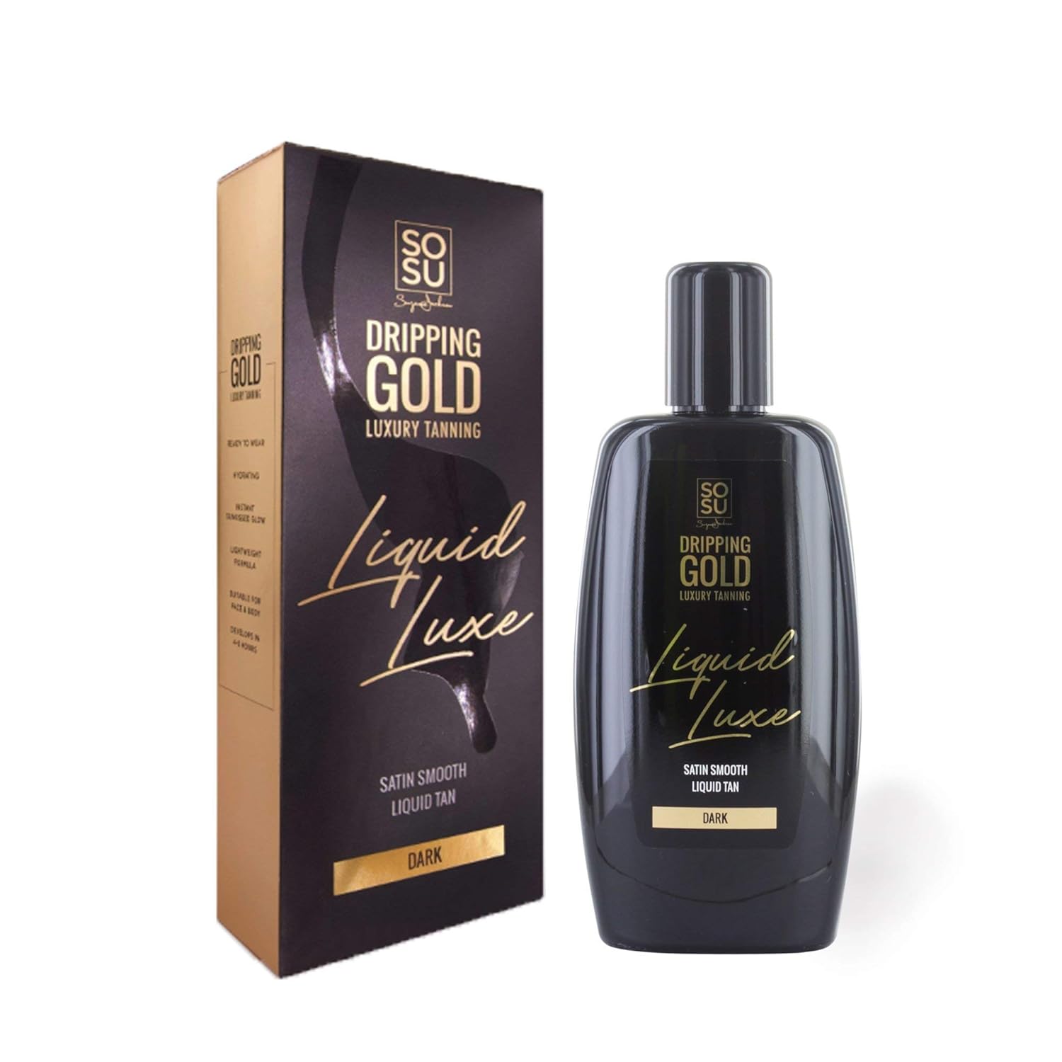 Amazon Com Sosu By Sj Dripping Gold Liquid Luxe Liquid Tan Dark Beauty