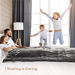 Sivio Weighted Blanket for Adult, 15lbs Sherpa