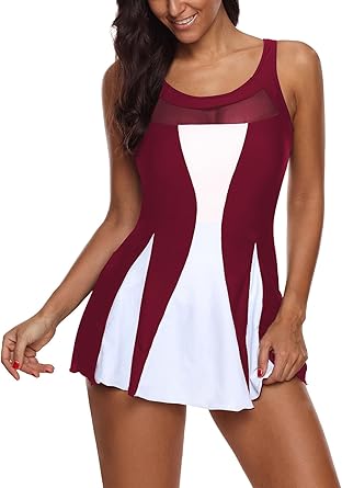 tummy slimming swim dress
