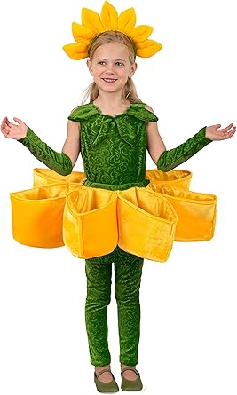 sunflower girl costume