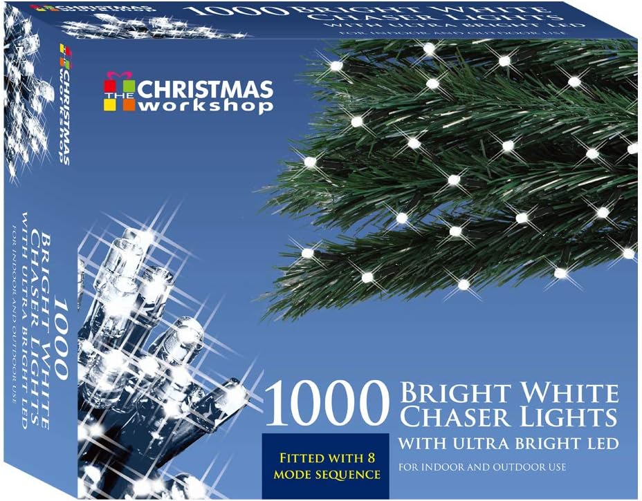 The Christmas Workshop 1000 LED Chaser Lights 69.9m Indoor Outdoor 8 Modes