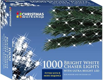 The Christmas Workshop 1000 LED Chaser Lights 69.9m Indoor Outdoor 8 Modes