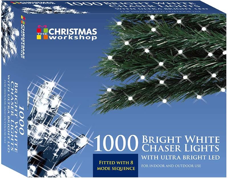 The Christmas Workshop 1000 LED Chaser Lights 69.9m Indoor Outdoor 8 Modes