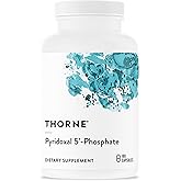 THORNE - Pyridoxal 5'-Phosphate - Bioactive Vitamin B6 (Pyridoxine) Supplement for Energy Production and Neurotransmitter Synthesis* - 180 Capsules