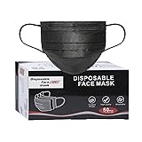 Disposable Face Mask Black 50 Pack/Box