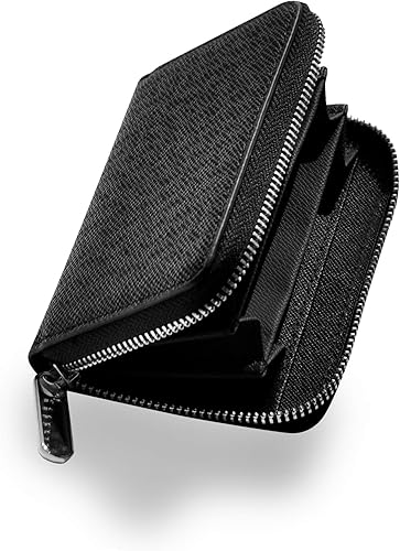 Amazon Litasia コインケース メンズ 小銭入れ レザー 全6色 ブラック ブラック Litasia 小銭入れ