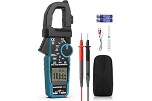 Clamp Meter DURFICST Digital Inrush Clamp Multimeter AC/DC 600A 6000 Counts Amp Voltage Tester with VFD, LOZ Mode，Measures AC/DC Current Voltage NCV Temperature Resistance Capacitance Frequency