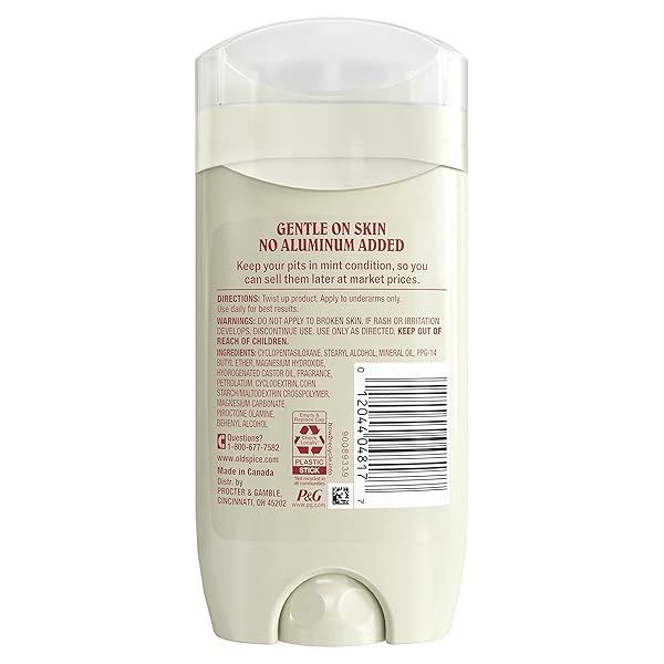 OLD SPICE, GENTLEMAN’S DEODORANT ALUMINUM FREE – LAVENDER & MINT, 3 OUNCE