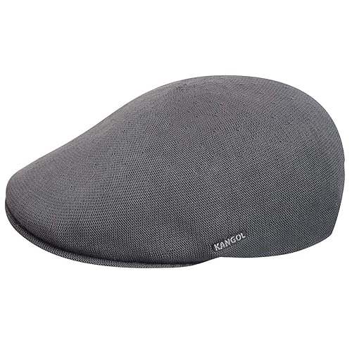 Kangol Bamboo 507 Flat Cap for Men and Women, Large, Charcoal in