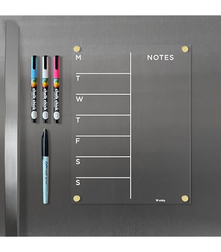 Amazon.com : Visibly Magnetic Acrylic Meal Planner, Menu