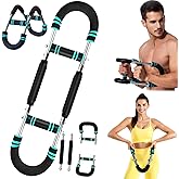 Twister Arm Trainer - Adjustable Forearm Strengthener, Arm Exercise Equipment, Chest Workout Equipment, Portable Spring Resistance for Home Workout Equipment (Blue)
