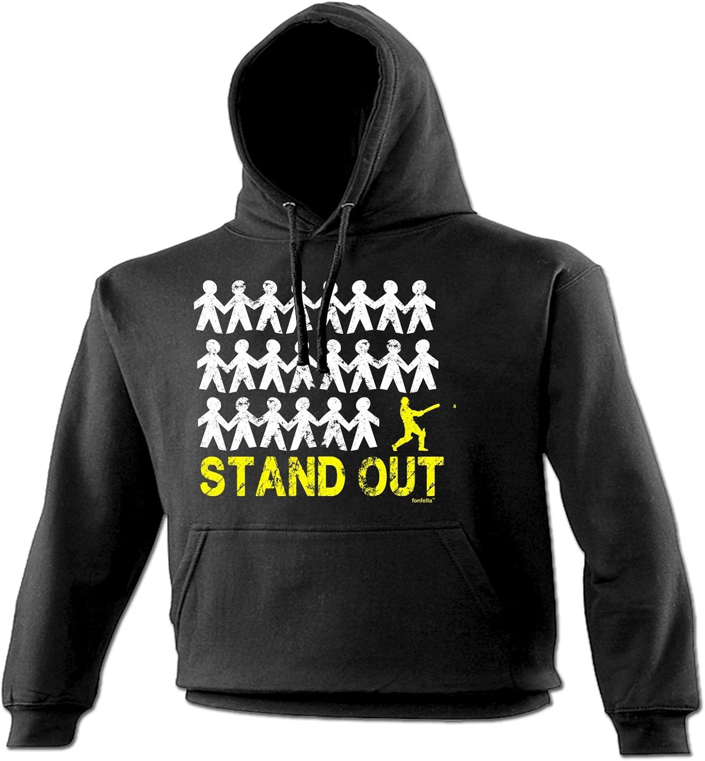 Stand Out Play Cricket New Premium Hoodie S M L XL 2XL 3XL 4XL 5XL by 123t Amazon.co.uk
