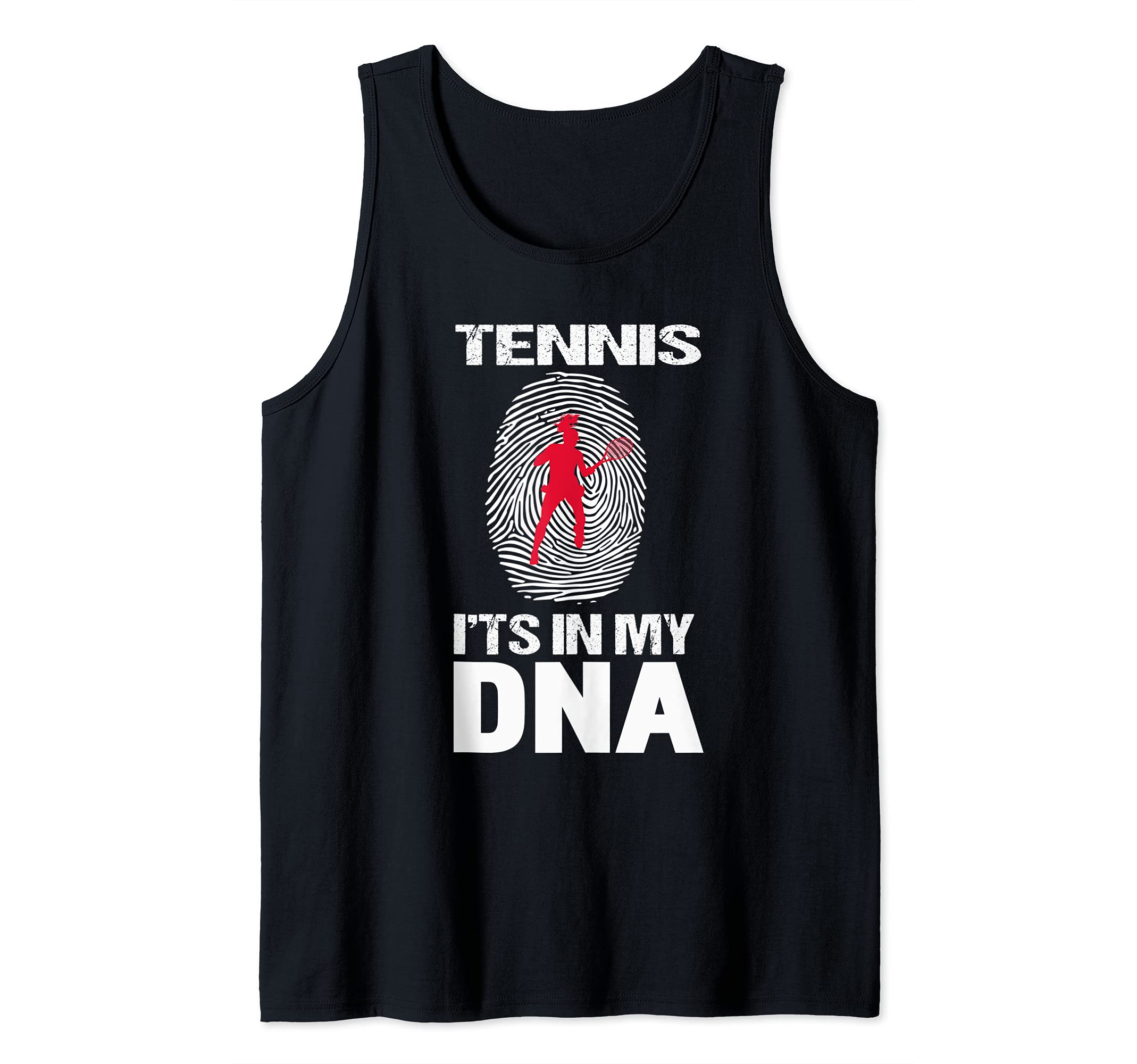 Funny Tennis Female DNA for Tennis Female Player Tank Top