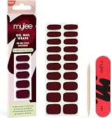 Mylee Gel Nail Wraps Diva 20 Pre-Cured Gel Stickers Instant Mani