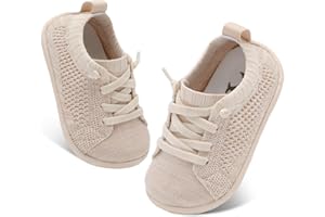 FEETCITY Lightweight Baby First Walking Shoes Boys Girls Slip On Shoes Breathable Baby Sock Shoe Barefoot Infant Sneakers