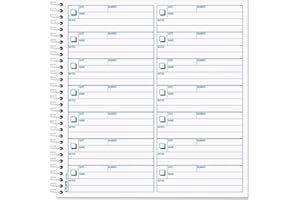 TOPS Voice Message Log/Date/Name/Number, 8.5 X 8.25 Inches, 1400-Message Book (44165)