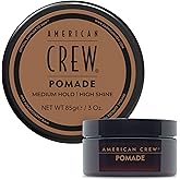 American Crew Men's Hair Pomade, Like Hair Gel with Medium Hold & High Shine, 3 Oz/ 85g (Pack of 1)