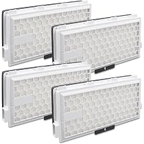 LTWHOME Replacement HEPA Filter For Miele Vacuum – Pack Of 2, Fits S4000, S5000, S6000, S8000 Models - View #3