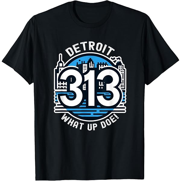T-shirt CITY OF DETROIT USA, Noir, 100% Coton, Marque B&C - Neuf Avec étiquettes, Pour Homme