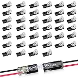 40Pcs Double-Wire Plug-in Connector Led Light Strip