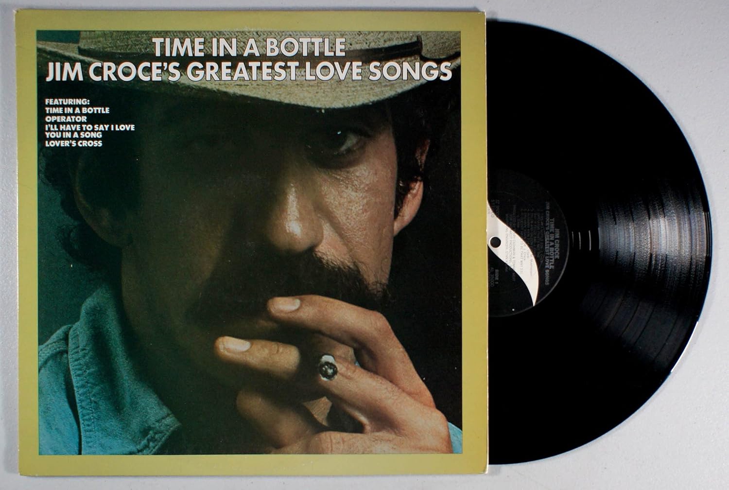 Jim Croce Jim Croce Time In A Bottle Greatest Love Songs Jz 1978 Pop Folk Music Vinyl Record Lp Album Original Us Pressing Vg Vg Amazon Com Music