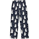 MFTJYO Blue Ice Cream Drip Pajama Pants Long Sleep Pant Soft PJ Bottoms Sleepwear