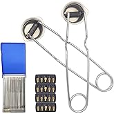 GUTIMORE Single Spark Lighter Torch Flint Striker 2PC, with Master Tip Cleaner &amp; 20 Extra Flint Replacements, for Welding, brazing and Soldering
