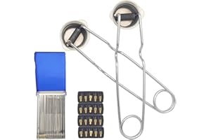 GUTI-MORE GUTIMORE Single Spark Lighter Torch Flint Striker 2PC, with Master Tip Cleaner & 20 Extra Flint Replacements, for Welding, brazing and Soldering