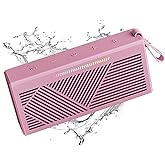 Bluetooth Speaker, Portable Wireless Bluetooth Speakers with HD Sound, IPX5 Waterproof Speaker with RGB LED Lights, Bluetooth5.3, TWS Pairing, Long Playtime, for Home/Party/Outdoor/Beach/Bathroom
