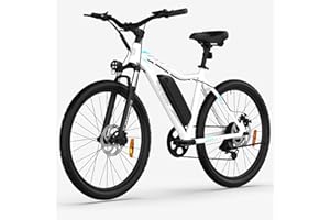 5TH WHEEL Mate Electric Bike for Adults, 1000W Peak Motor 37KM/H Top Speed, 70KM Removable Battery, 7-Speed Mountain E-Bike w