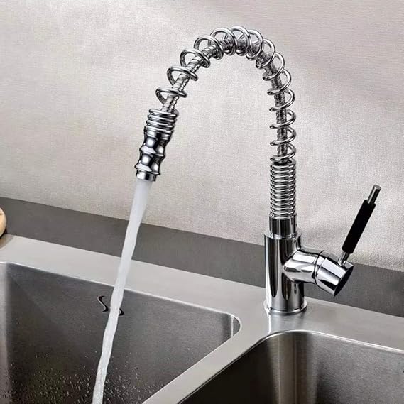TAOXIXI Küchenarmaturen Einhebelmischer Chrom Ausziehbar Küchenarmatur