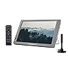 Trexonic Portable Rechargeable 14" LED TV in Gray with Amplified ...