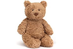Jellycat Bartholomew Bear Stuffed Animal, Medium, 10 inches - Teddy Bear Plush - Soft and Huggable - Classic Children's Gift