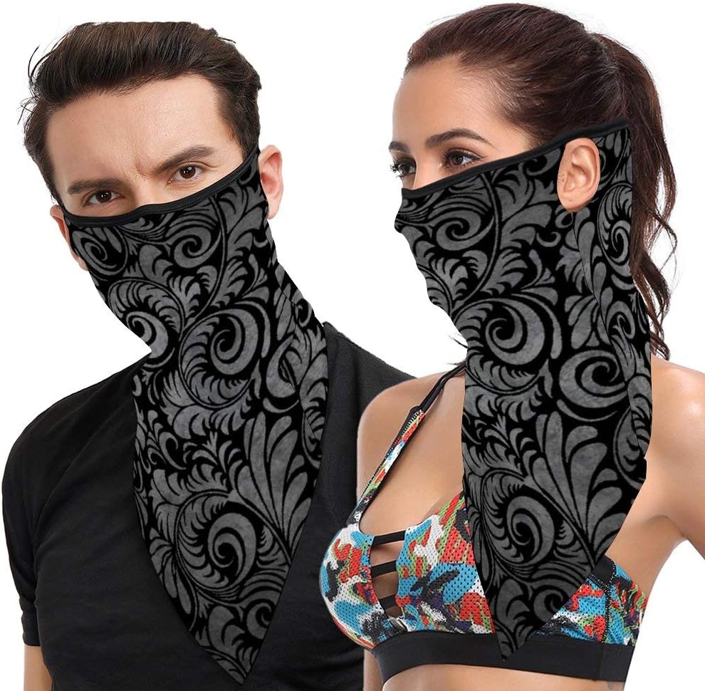 Bandana elástica con diseño de estrellas negras, 1 pieza para hombre y