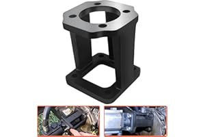 Rendasun Log Splitter Replacement Brackets, Hydraulic Pump Mount for 5-7 Hp Engines. Compatible With Husky, Splitmaster, Speeco, Oregon 20, 21, And 22 Ton Units. Cast Iron, Black, Wall Mount