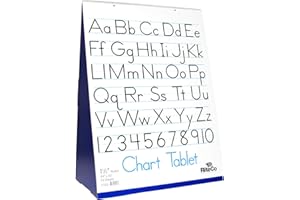 Flipside Products Spiral Bound Flip Chart Stand And Tablet Set, Tabletop Easel, Portable, Meeting Or Classroom Presentation