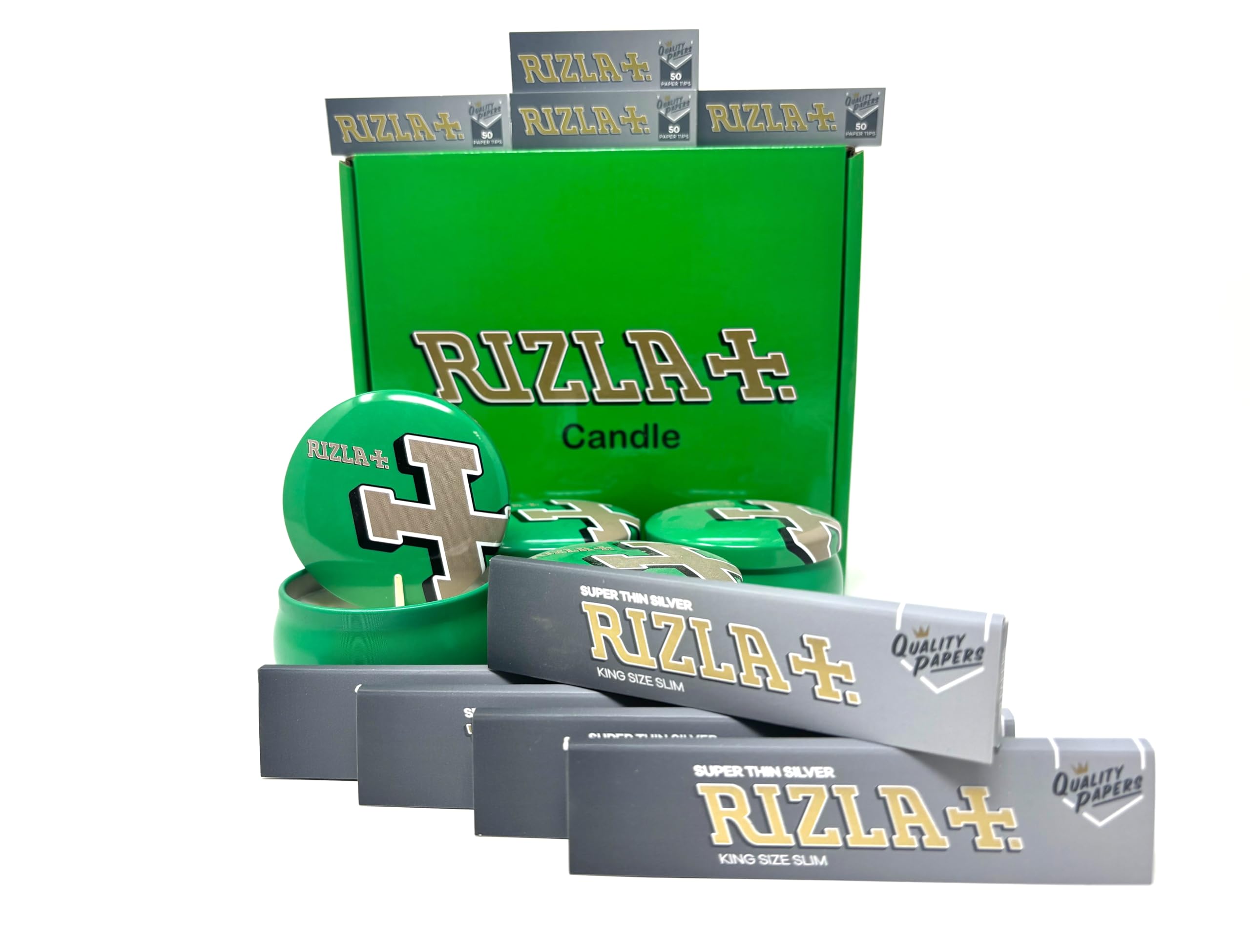 Rizla Gift Pack Contains Rizla King Size Papers and Silver Filter Tips
