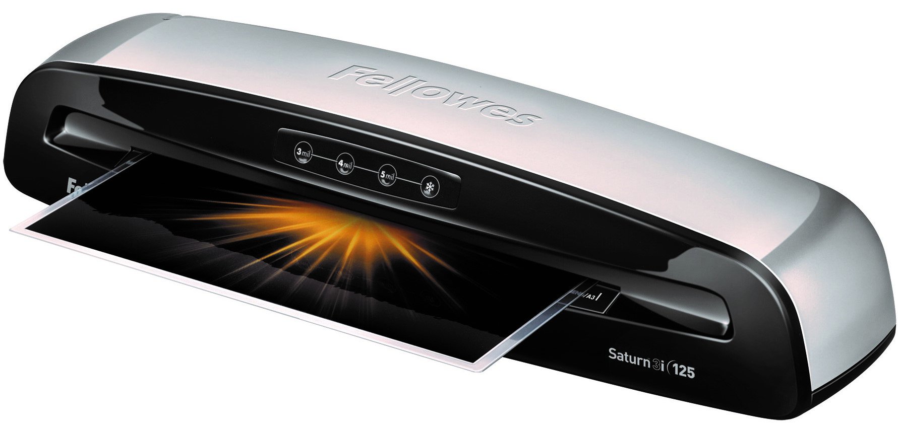 Fellowes 5736606 Laminator Saturn3i 125, 12.5 inch, Rapid 1 Minute Warm