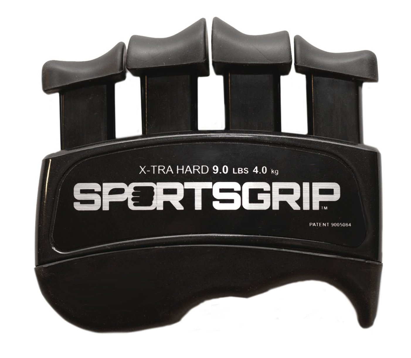 SPORTSGRIP Hand and Finger Exerciser (XTRA Hard - 9lbs / 4.0kg) – Best Ergonomic Finger Strengthener to Improve Grip for All Sport Athletes