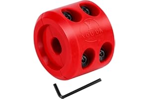 Y YOU DA SAFE & SOUND Winch Cable Hook Stopper, Silicone Rubber Stopper Protects Synthetic Winch Rope, Towing Hook, Cable Line for ATV UTV, Red