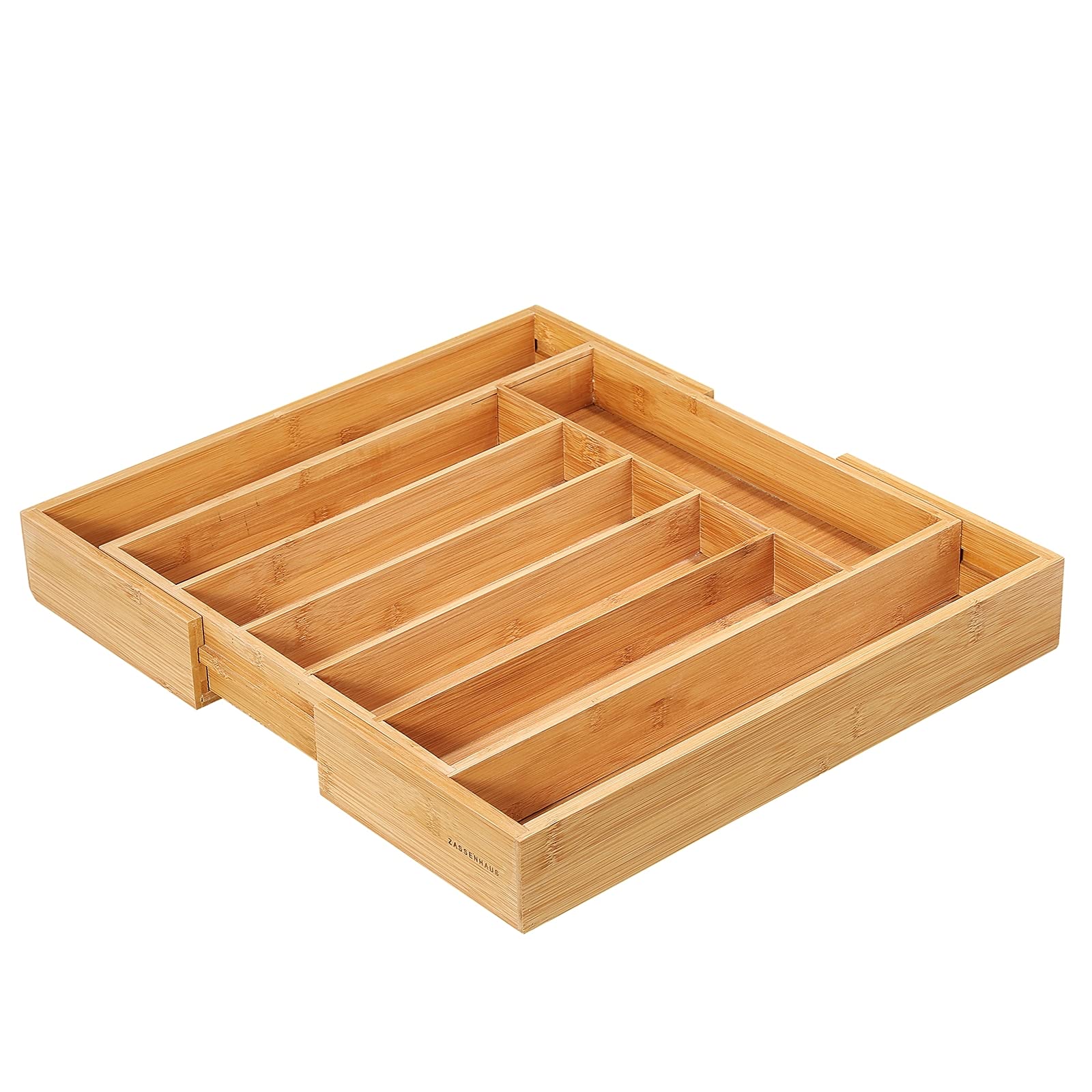 Zassenhaus Eco Line Cutlery Tray Brown 34.5 x 40 x 6 cm