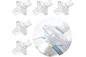 6 Packs Fit-Inline Filter, Universal Filters for 22MM Tubing-Filter Particles Degraded by Foam,Ensure Super Fresh Air,Great-Value Supplies by Medihealer
