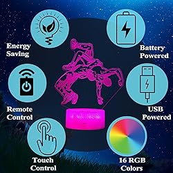 POSSHE Wrestling Night Light, Wrestler