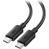 Cable Matters 20Gbps USB C to USB C Monitor Cable 6 ft / 1.8m with 4K 120Hz or 8K 30Hz Video Resolution, 240W Power Delivery,