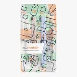 kwmobile 2x Silicone Straps for Huawei Band 4 - Dusty Pink & Light Blue view 7